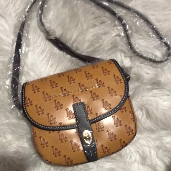 Dooney & Bourke Handbags - Dooney & Bourke MLB Dodgers Leather Field Bag
